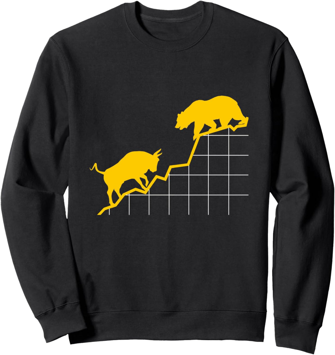 Bulle vs Bär I Aktien Börse Stock Market ETF Kapital Sweatshirt