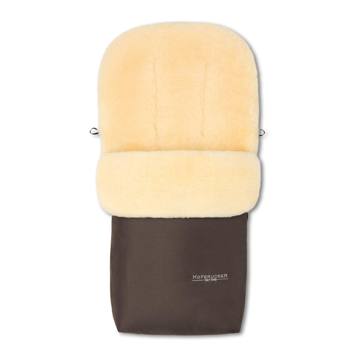 Hofbrucker Lammfell-Fusssack Putzi Kinderwagen, Buggy/Winterfusssack wind- &amp; wasserabweisend/Warmer