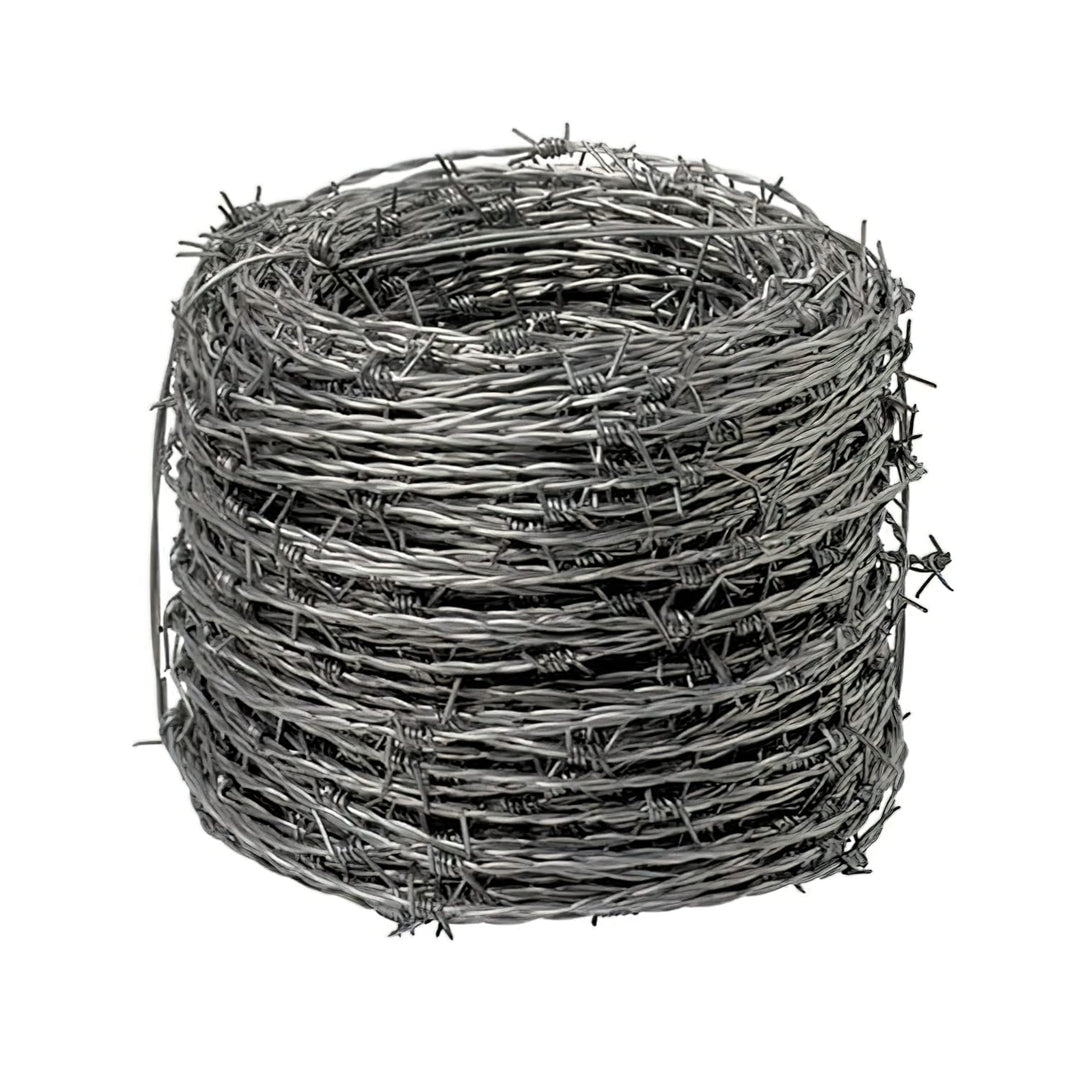 Wolfpack 1130005 Stacheldraht 4/15, verzinkt, Rolle mit 250 m