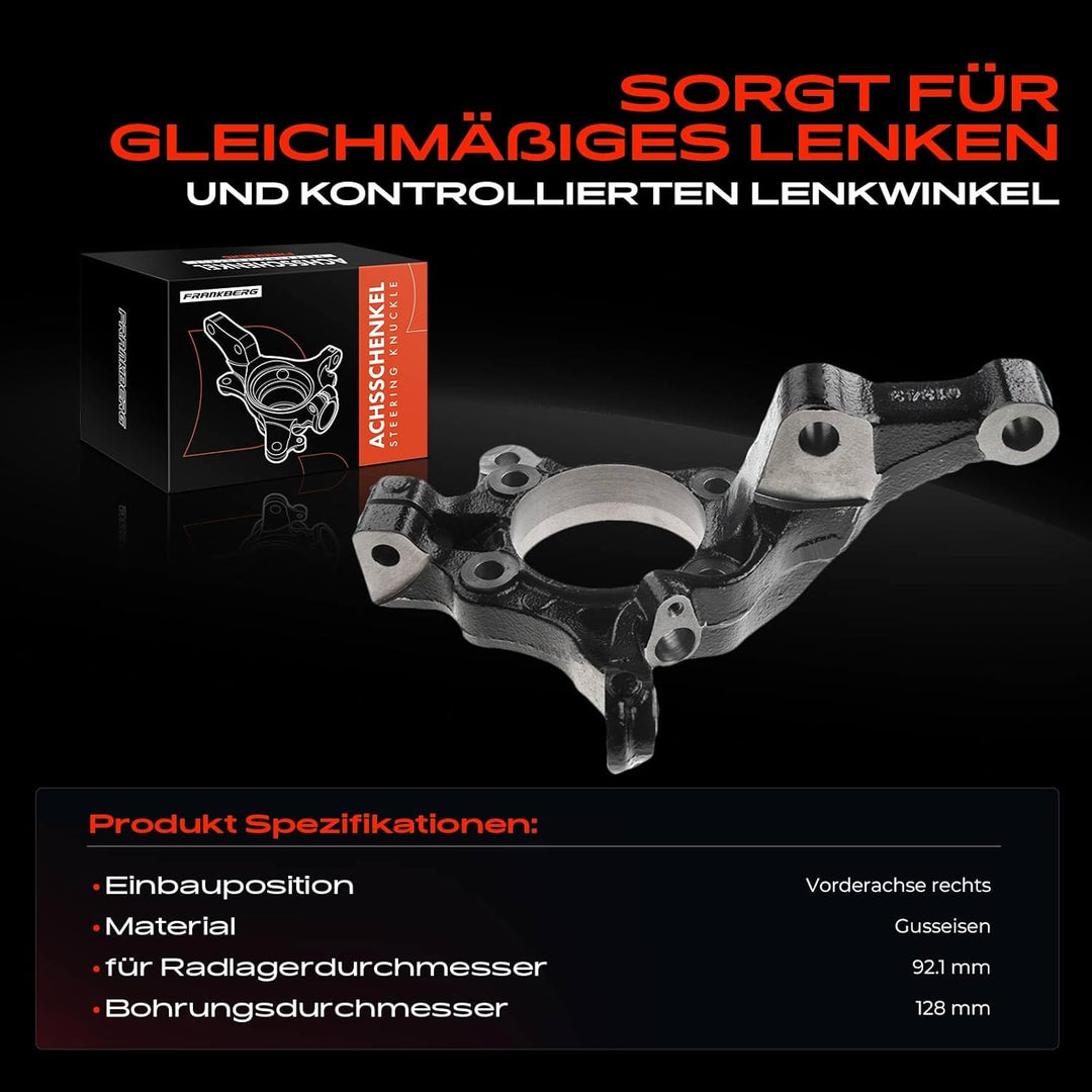 Achsschenkel Radaufhängung Vorne Rechts für Tucson TL TLE 1.6L 1.7L 2.0L 2015-Heute 51716F8000