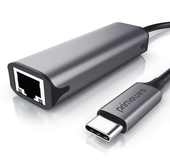 CSL - USB 3.2 Netzwerkadapter 2500 Mbps - USB C auf RJ45 Buchse - Gigabit Ethernet LAN Adapter – bis
