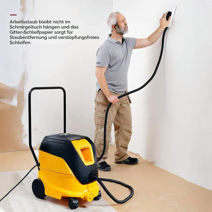 Sruhrak Netz Schleifstreifen 80 x 230mm，25 Stück Profi-Schleifgitter mit P180 Körnung, für Handschli