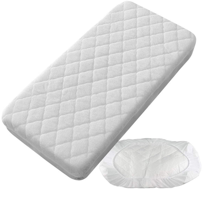 Matratzenschoner, gepolstert, wasserdicht, für Kinderbett, 50 x 80 cm
