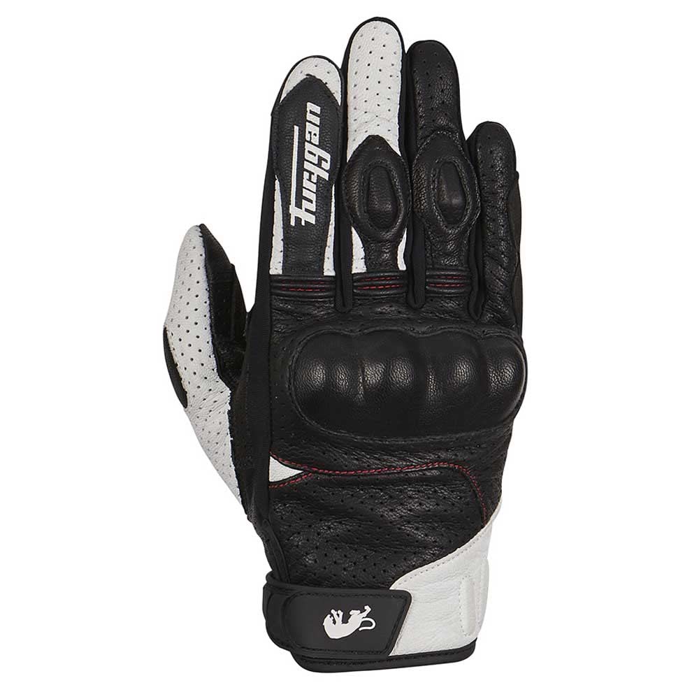 Furygan Men's Td21 Vented MOTORRADHANDSCHUHE M Schwarz-Weiss-Rot, M Schwarz-Weiss-Rot