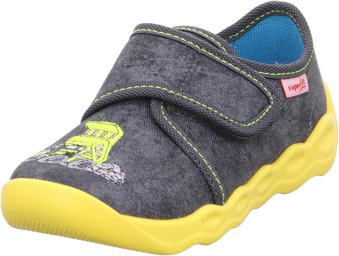 Superfit Jungen Bubble Hausschuh 33 EU Grau Mehrfarbig 2000, 33 EU Grau Mehrfarbig 2000