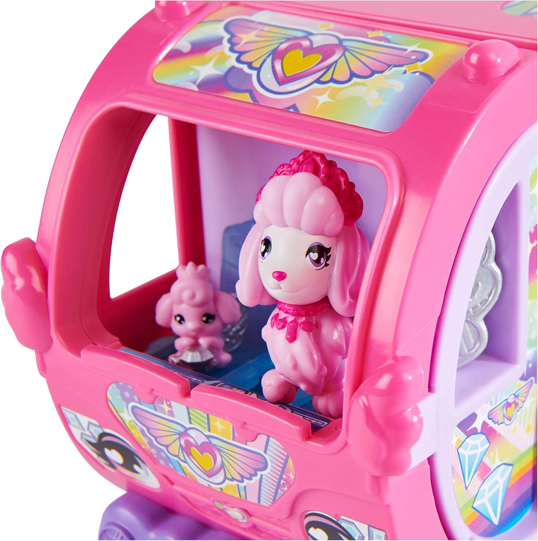 Hatchimals Rainbowcation Camper, Wohnmobil-Spielset mit 6 CollEGGtibles-Figuren und Zubehör, Spielze