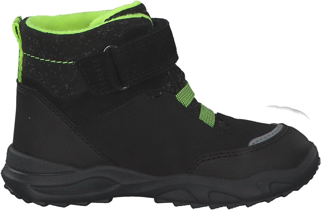 Superfit Jungen Glacier Warm Gefütterte Gore-tex Schneestiefel 22 EU Weit Schwarz Gelb 0000, 22 EU W