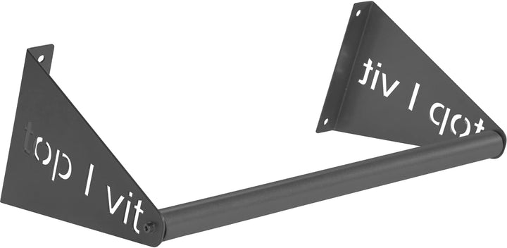 top vit Premium Mattenwandhalter zur Aufbewahrung von Gymnastikmatten anthrazit 68cm