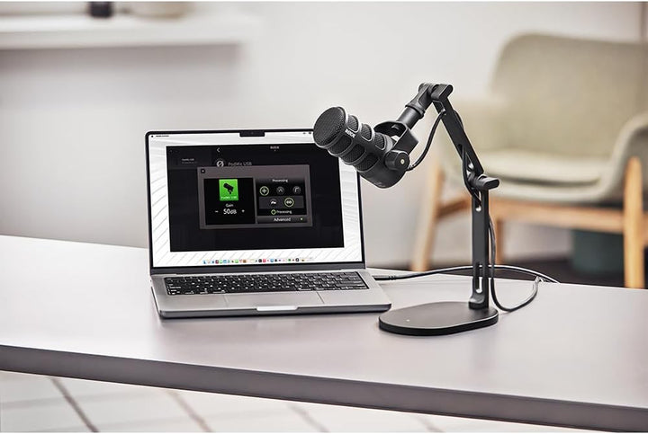 RØDE PodMic Dynamisches XLR/USB Sprechermikrofon für Podcasts, Streaming, Gaming, Musikproduktion un