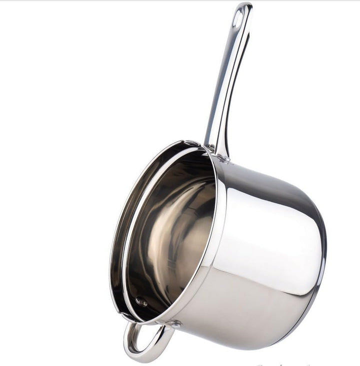 Edelstahltopf mit Sieb und Deckel/Topfinhalt 3,6l, Bratentopf und mehr/Multifunktionstopf,Topf mit K