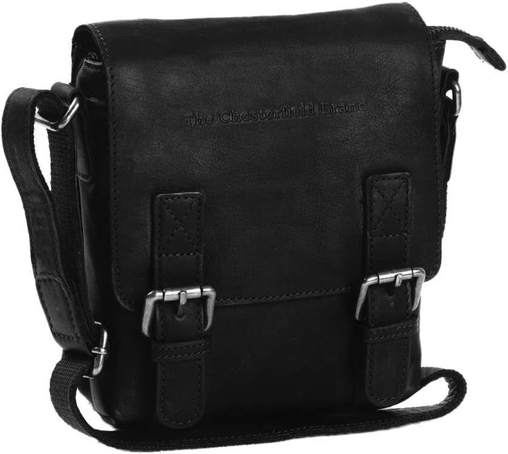 The Chesterfield Brand Wax Pull Up Jesse Umhängetasche Leder 16 cm Schwarz Einheitsgrösse, Schwarz E