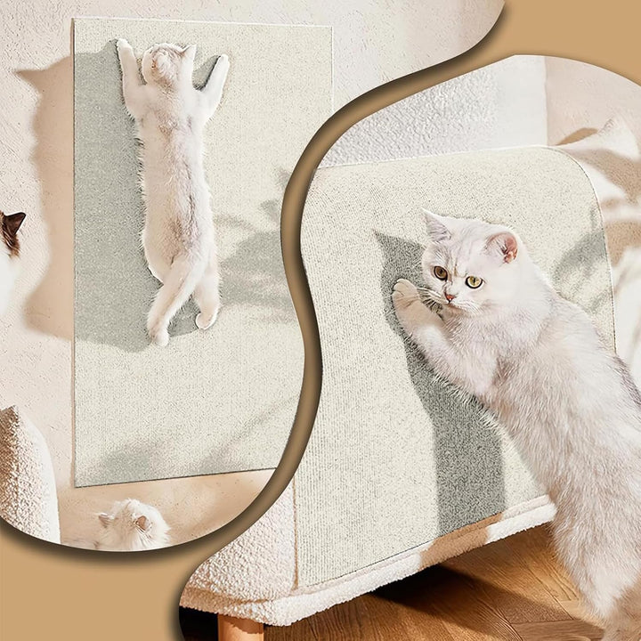 Selbstklebend Kratzteppich Katze, dellyy Kratzmatte Selbstklebend Zuschneidbar, Kratzbretter Katze W