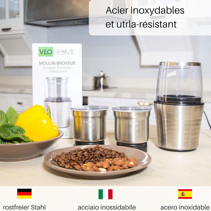 Kaffeemühle Elektrische - Schlagmesser Kräftige - mahlen Kaffeebohnen Gewürze Kräutern Nüsse