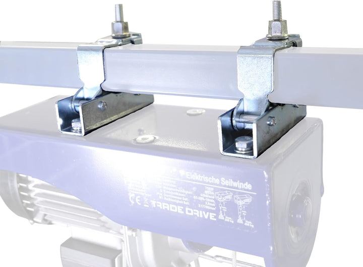 Pallit Schnellaufhängung für elektrische Seilwinden 115 mm x 35 mm einfache Montage kompatibel mit P