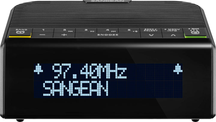 Sangean DCR-90 Radiowecker mit DAB+/UKW, Bluetooth, sattem Klang, dimmbarem Display & zeitlosem Desi