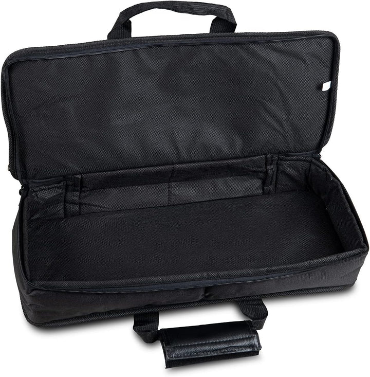 Keyboard Gig Bag Basic, 48x18x5 cm, mit Notentasche, schwarz, reiss- und wasserfest, 48x18x5