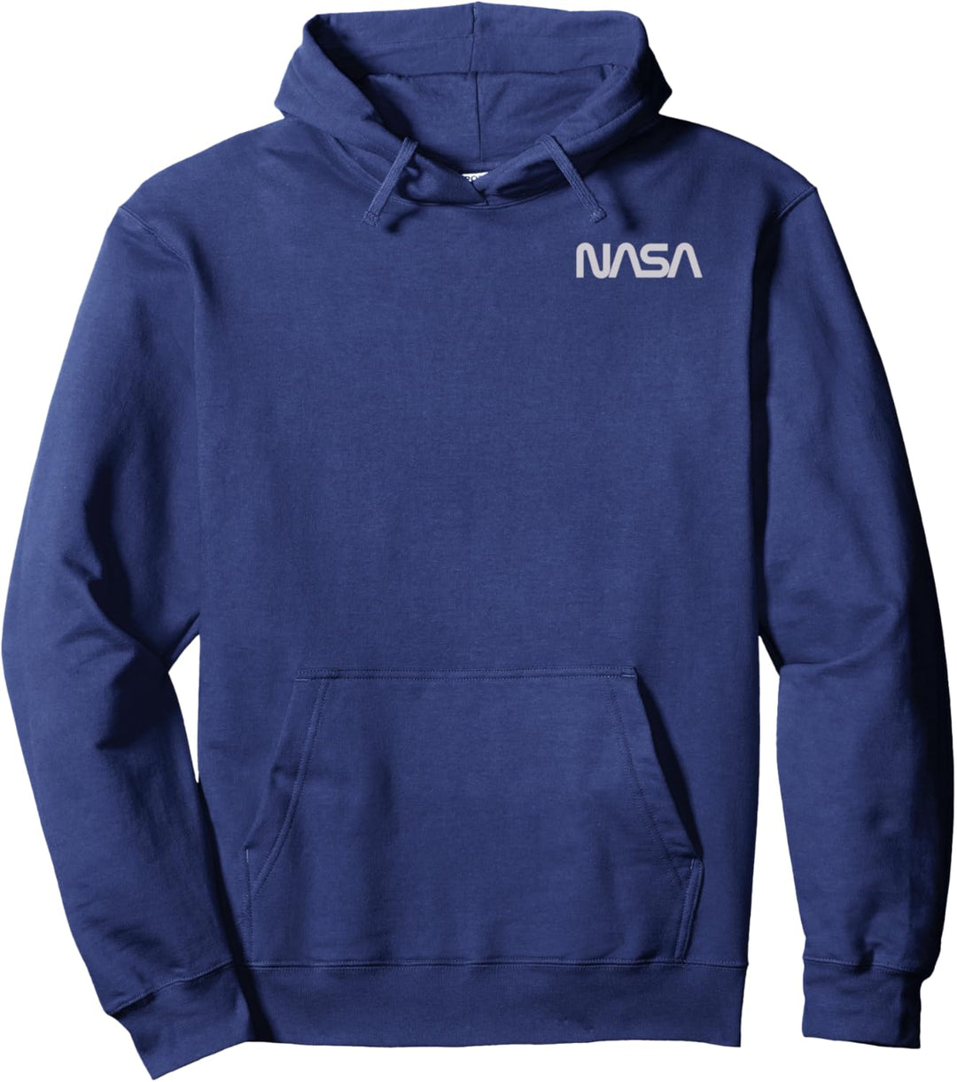 NASA Left Chest Simple Logo Pullover Hoodie