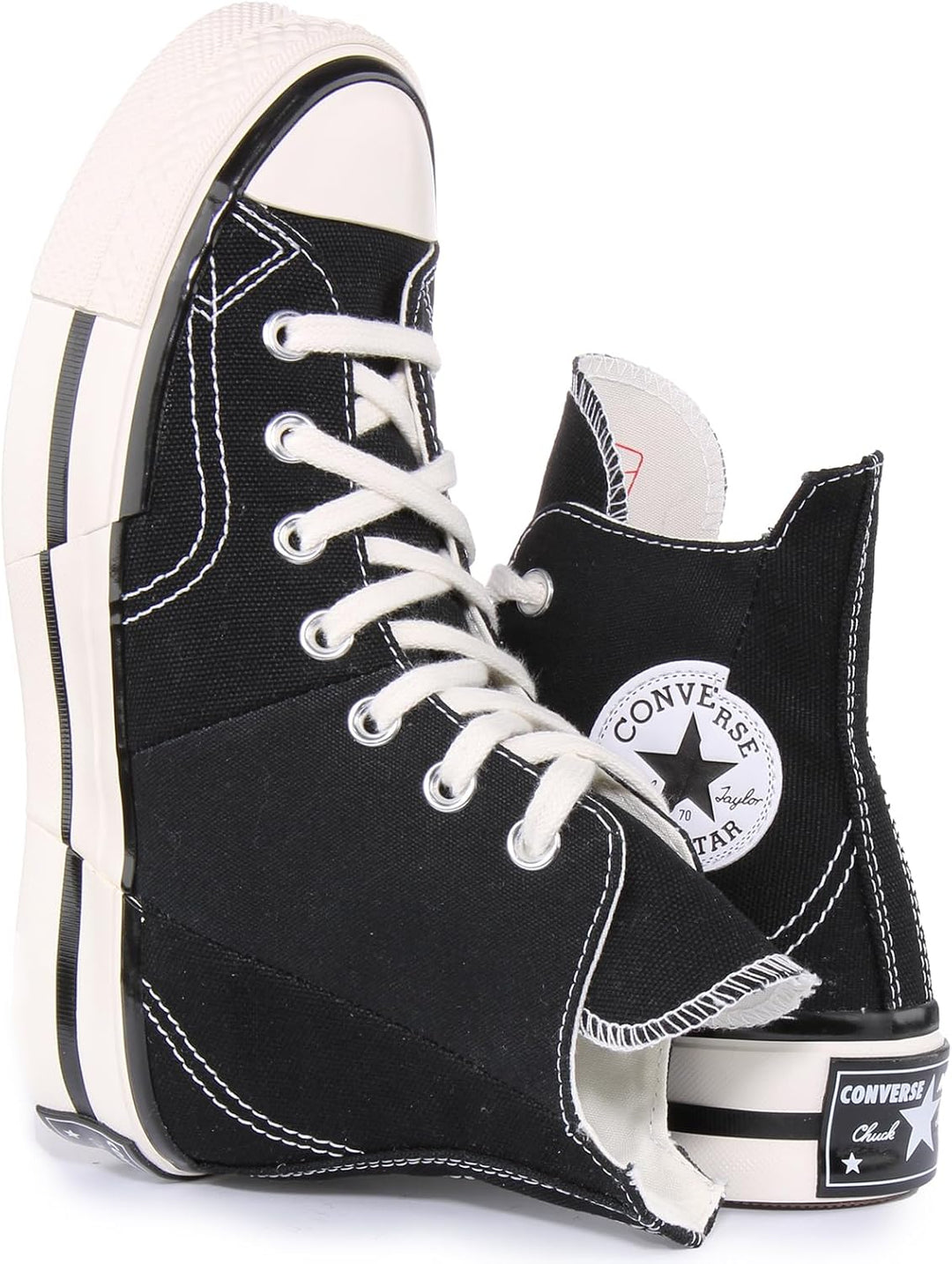 Converse Ct Core Lea Hi 236580-61-8 Unisex - Erwachsene Sneaker 40.5 EU Signalrot Schwarz Weiss, 40.