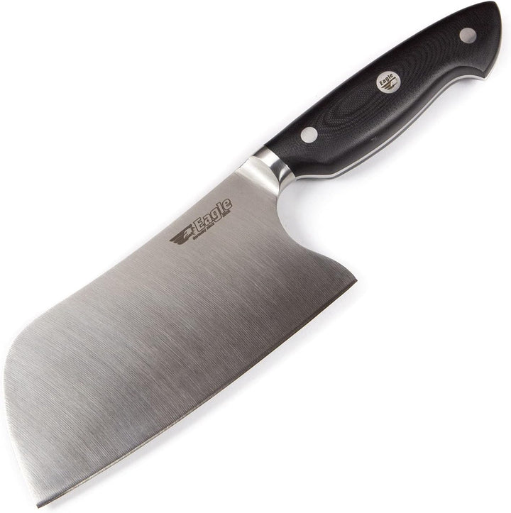 Eagle U-Grip - Chinesisches Kochmesser 16 cm - Deutscher Messerstahl 1.4116 / Heftschalen: G10 schwa