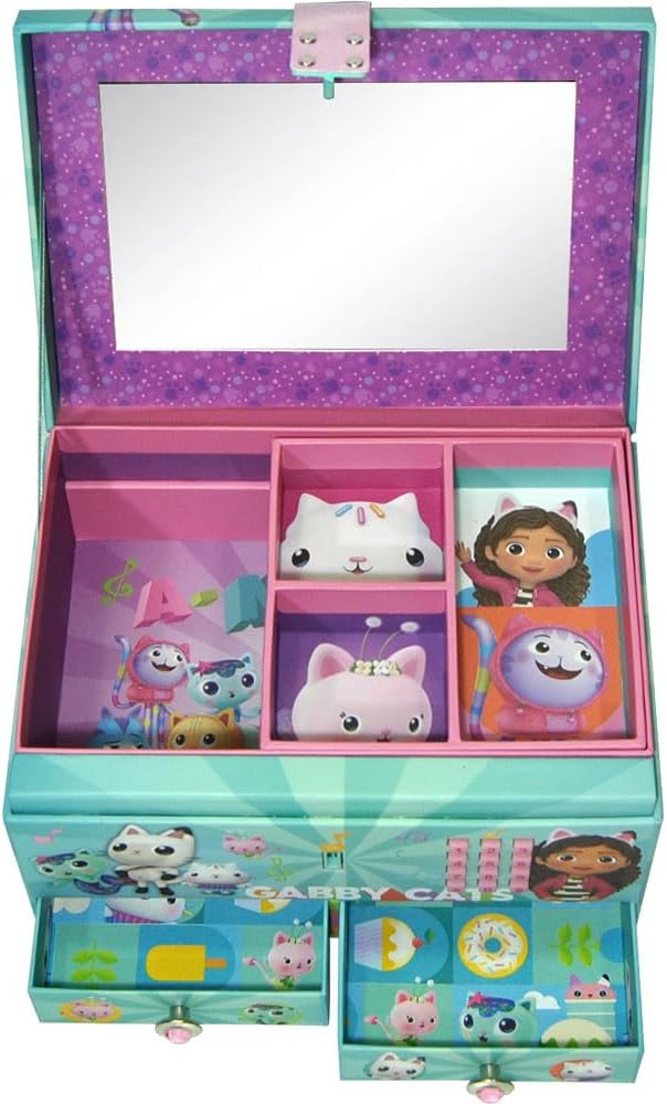 Gabbys Dollhouse KL87693 Schmuckbox, Mehrfarbig
