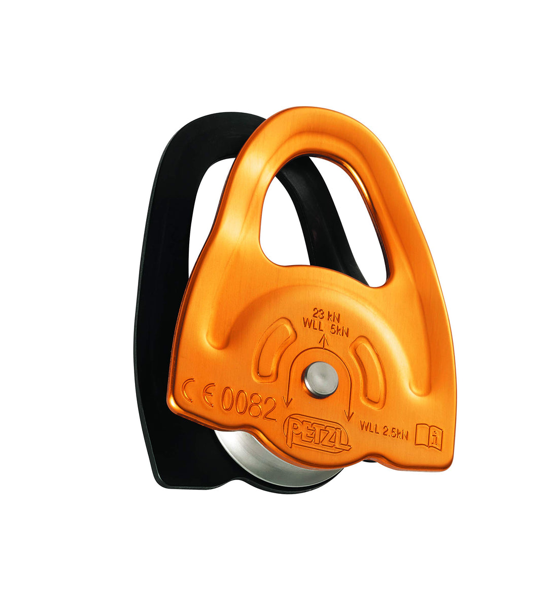 PETZL Mini (Prusik Riemenscheibe) orange schwarz 80g, orange schwarz 80g