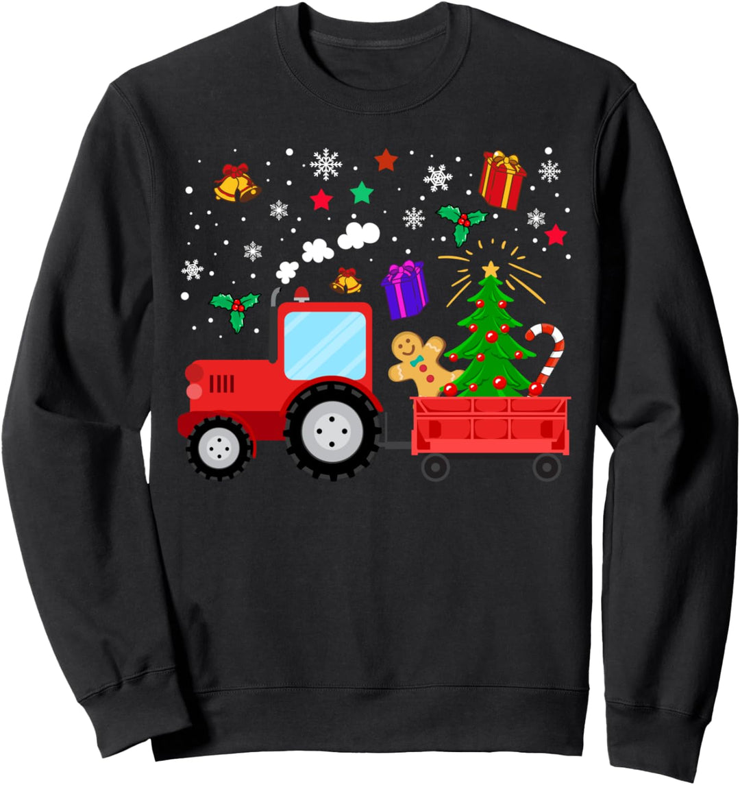 Weihnachten Traktor Shirt lustiges Weihnachts Bauer Sweatshirt