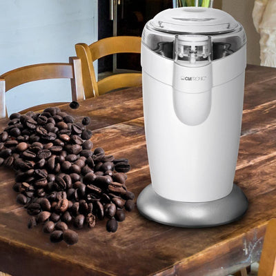 Bomann elektrische Kaffeemühle, Kaffeemühle mit Edelstahlschlagmesser, Fassungsvermögen 40 g, 120-Wa