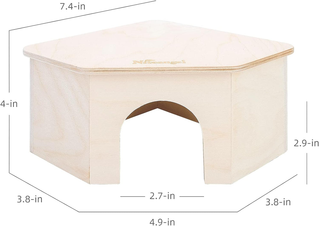 Niteangel Birkenkammer-Labyrinth-Hamsterversteck – kleine Haustiere, Waldhaus, Lebensräume, Dekorati