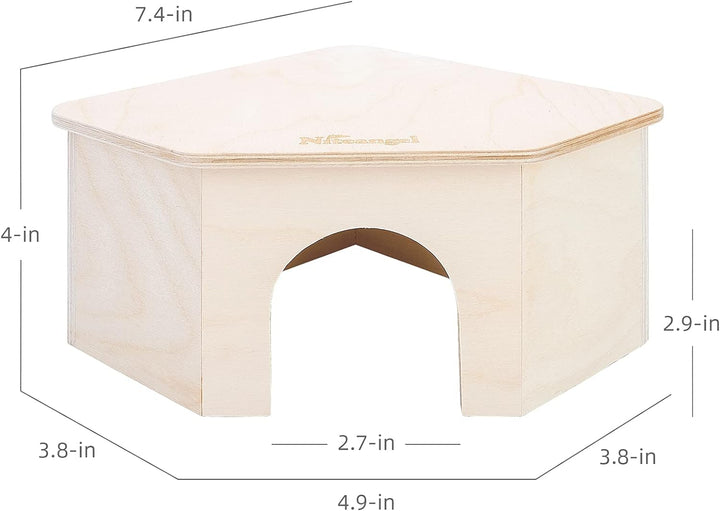 Niteangel Birkenkammer-Labyrinth-Hamsterversteck – kleine Haustiere, Waldhaus, Lebensräume, Dekorati