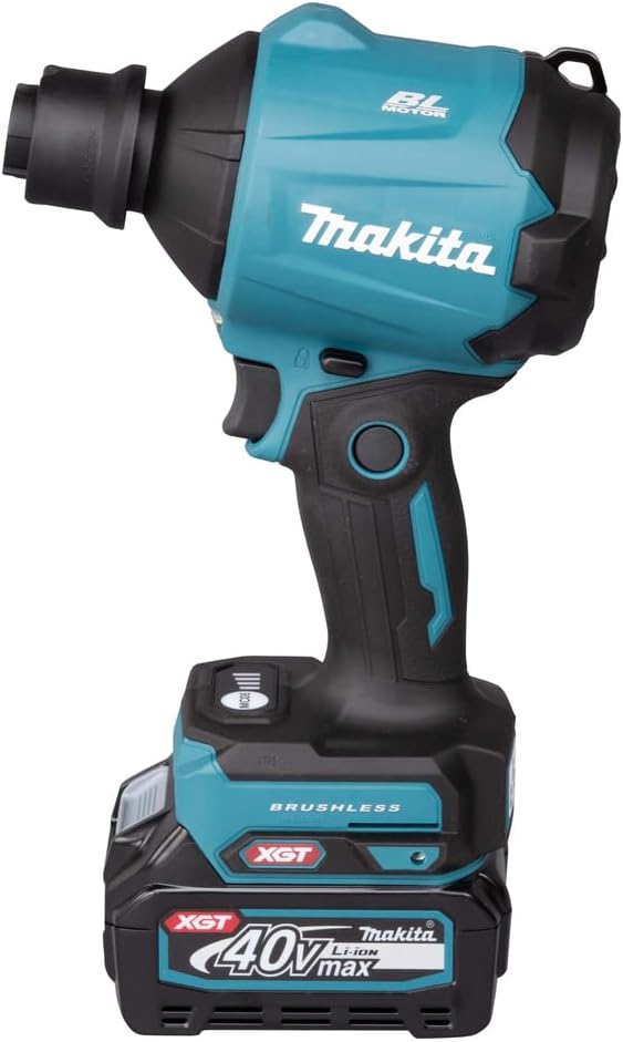 Makita AS001GA102 Akku-Gebläse 40V max. / 2,0 Ah, 1 Akku + Ladegerät in Transporttasche, Petrol mit