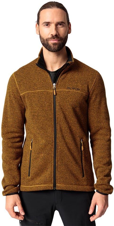 VAUDE Men's Rienza Jacket III - Fleecejacke Herren S silt brown, S silt brown