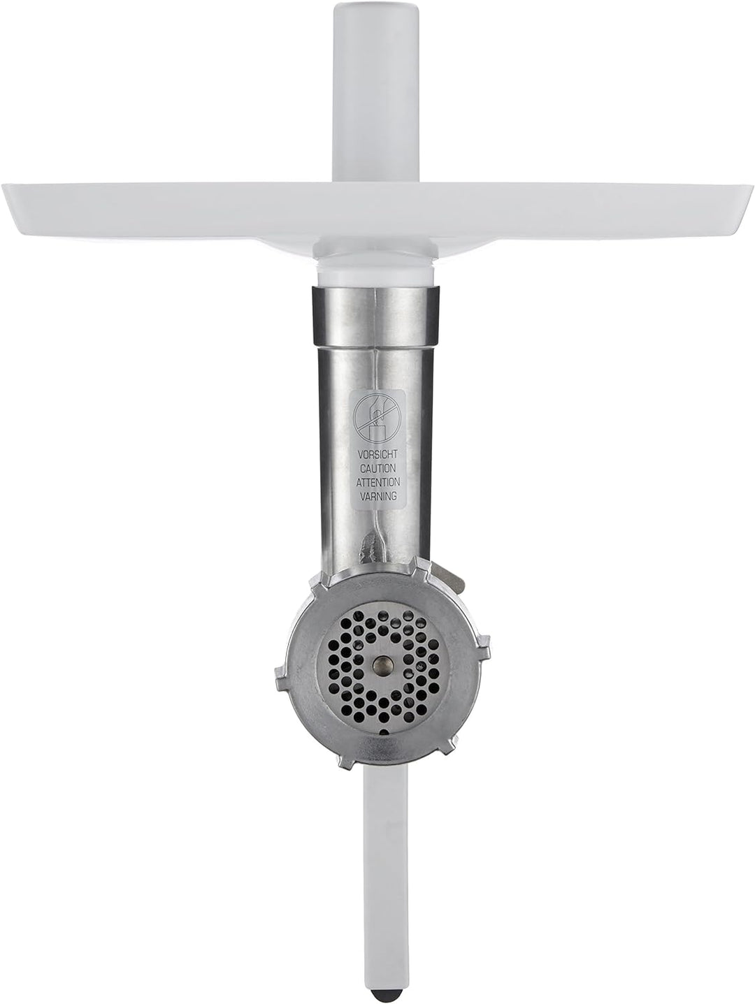 Bosch Fleischwolf MUZ6FW4, Fleischwolf-Aufsatz, Stopfer, Edelstahl Loch-Scheibe 4,5 mm, auch für Fis