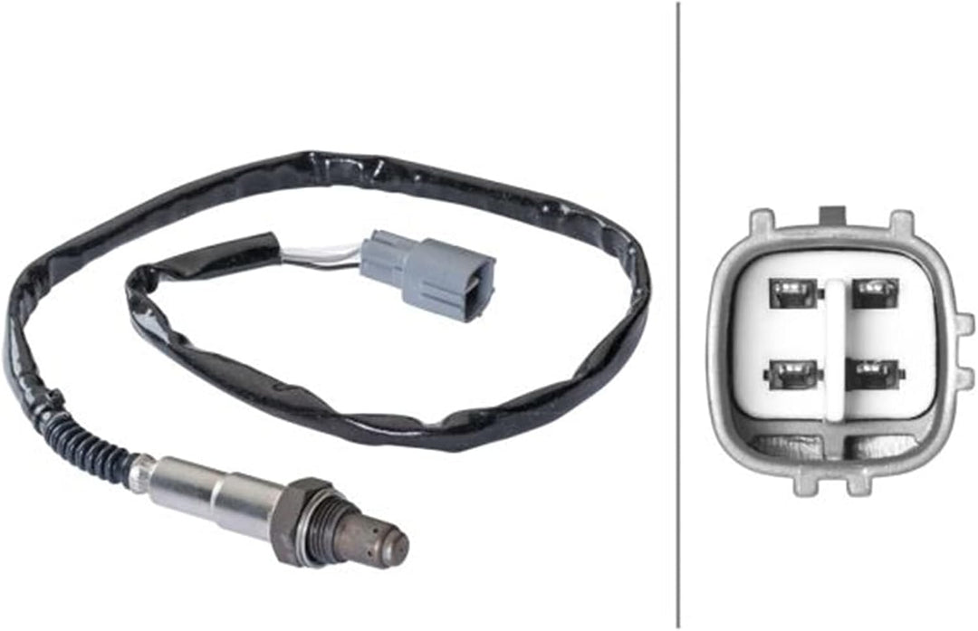 HELLA 6PA 358 103-051 Lambdasonde - 4-polig - Kabel: 660mm