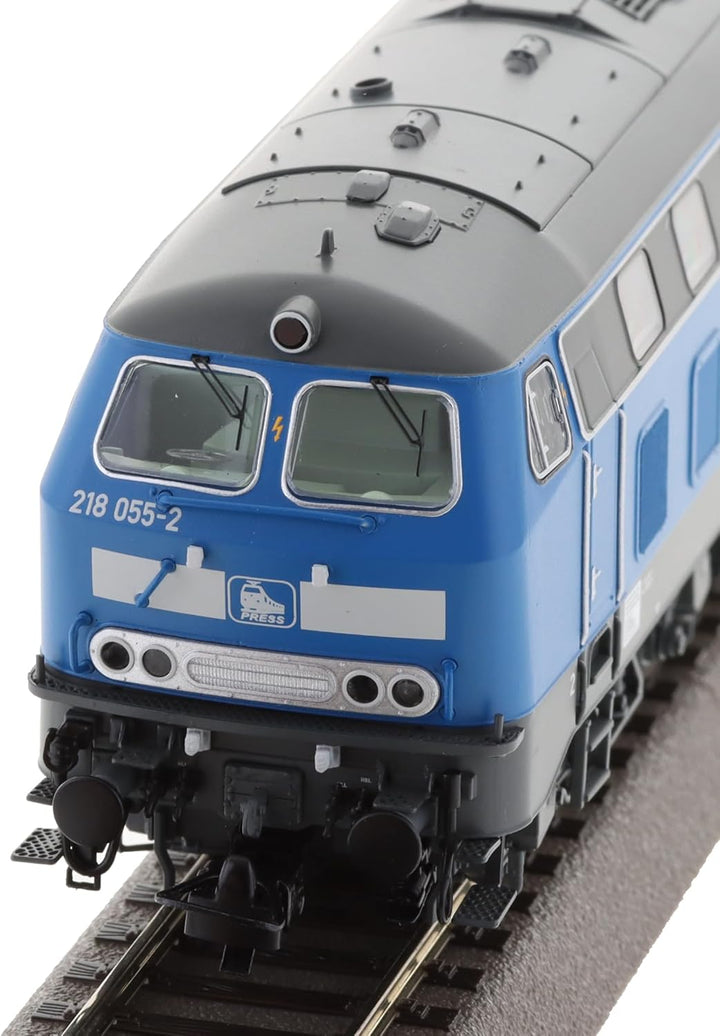 31009 Diesellok, 218 055 Press, blau, Ep VI, Sound+Rauch, DC/AC