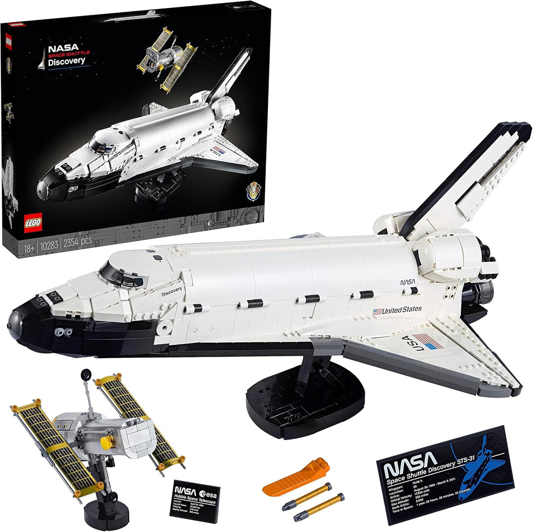 LEGO Icons NASA-Spaceshuttle "Discovery" Raumschiff, Rakete, Set für Erwachsene 10283 Single, Single