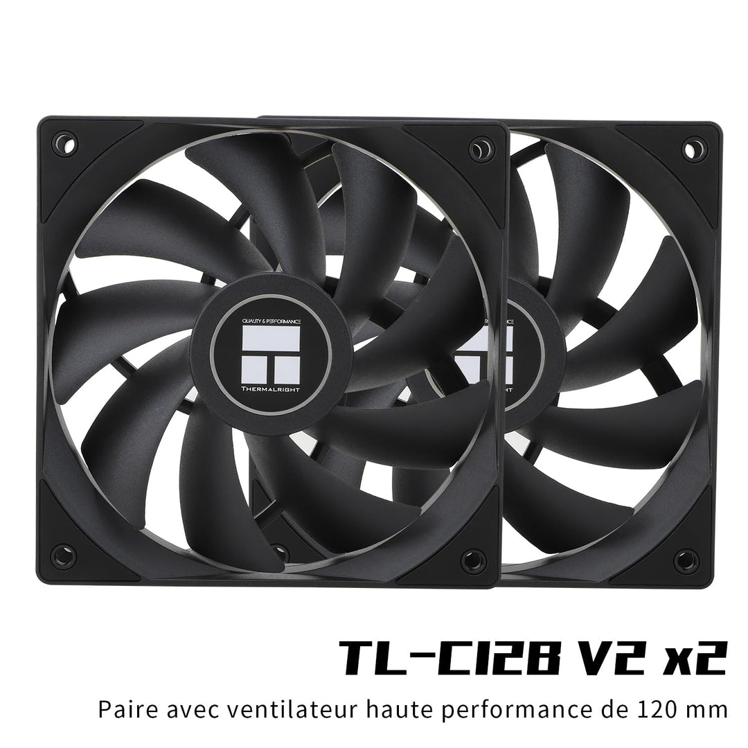 Thermalright Phantom Spirit 120 SE CPU-Luftkühler, 7 Heatpipes CPU-Kühler, Dual 120mm TL-C12B V2 PWM