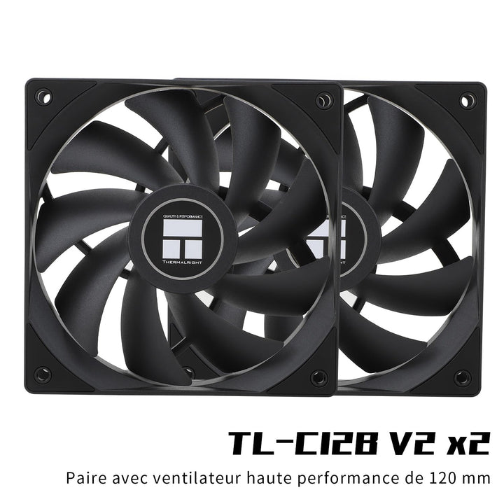 Thermalright Phantom Spirit 120 SE CPU-Luftkühler, 7 Heatpipes CPU-Kühler, Dual 120mm TL-C12B V2 PWM