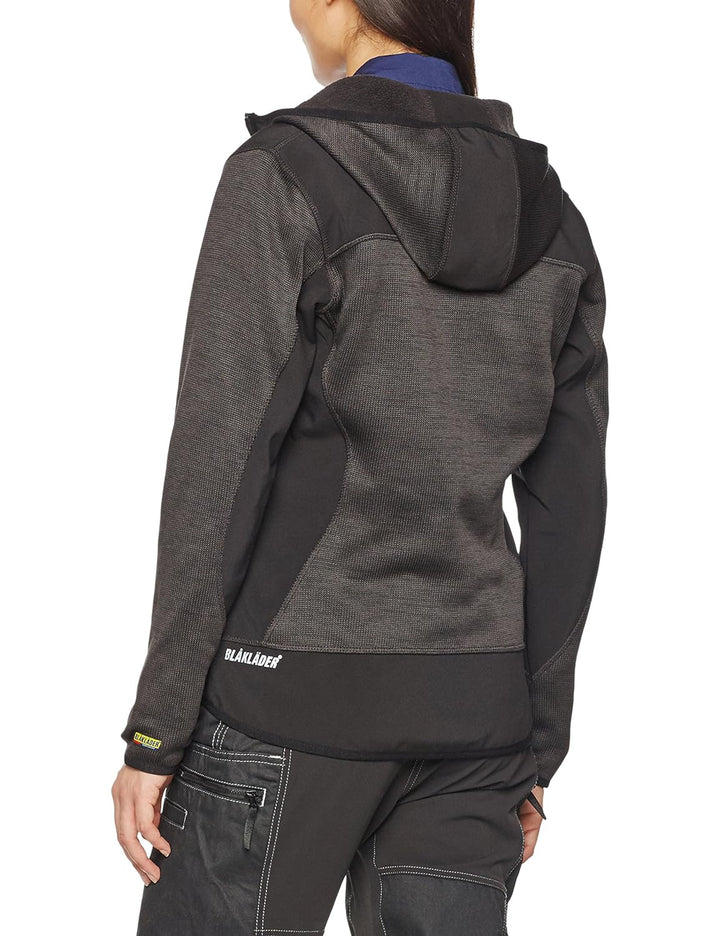 Blaklader 49312117 DAMEN-STRICKJACKE, Dunkelgrau / Schwarz, grootte S S Dunkelgrau/Schwarz, S Dunkel