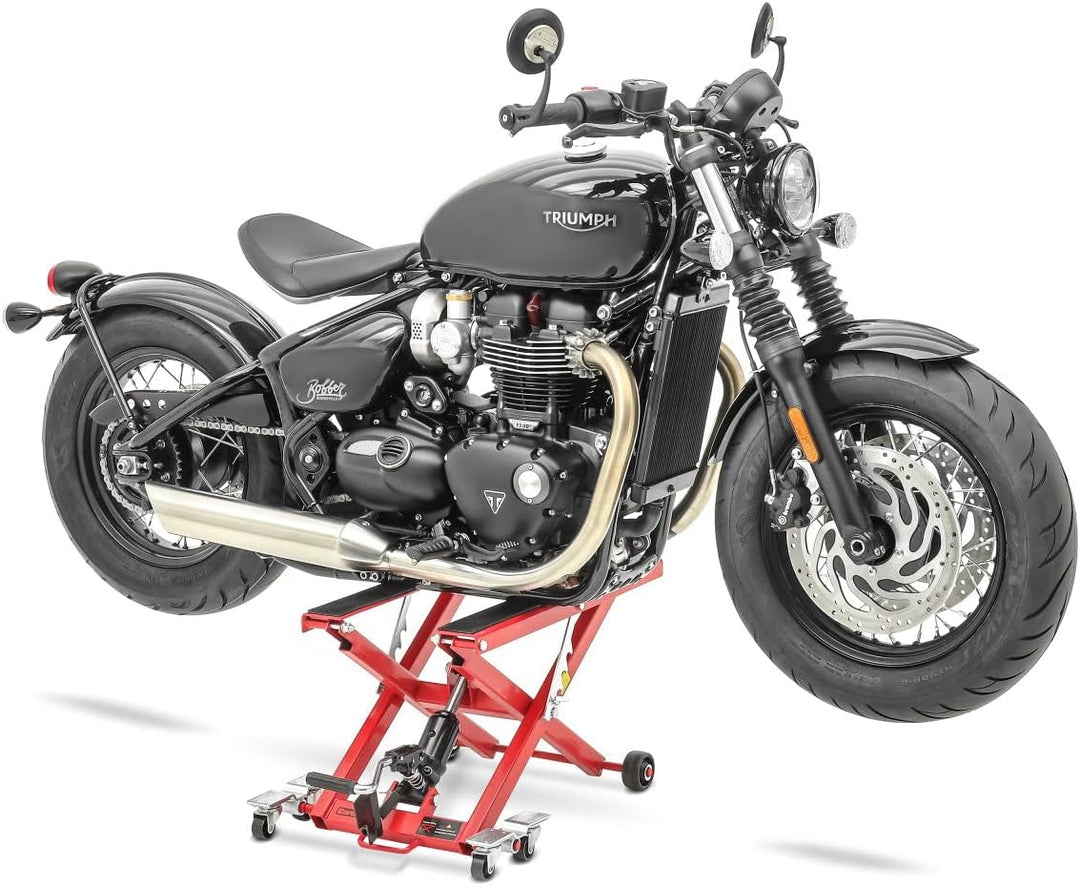 ConStands - Motorrad Hebebühne für Chopper/Custombike Hydraulisch XL kg Rot CB58042