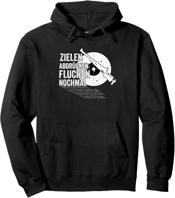 Sportschiessen Schiesssport Schiessstand Schiessscheibe Pullover Hoodie