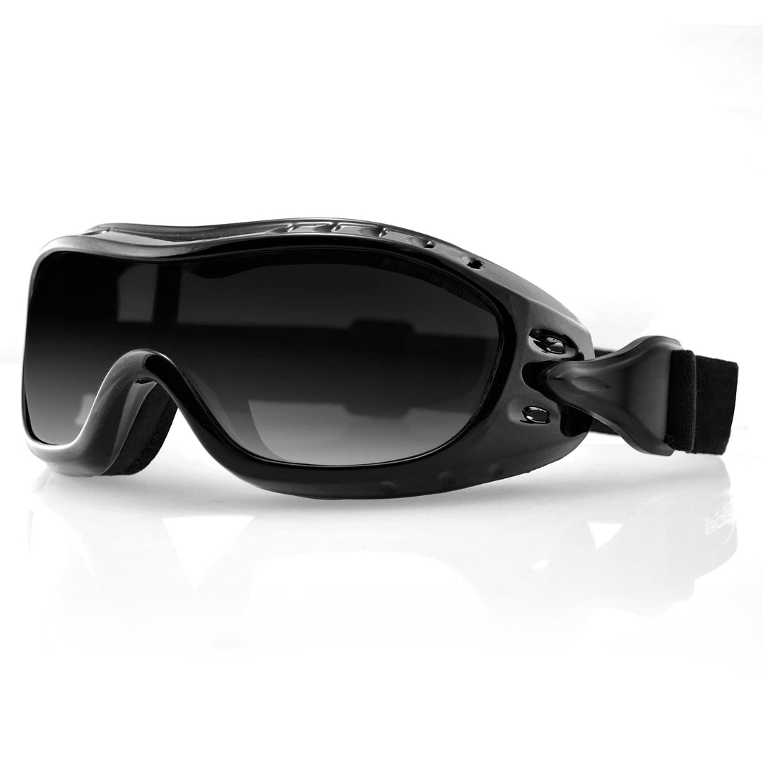 Bobster Night Hawk OTG Goggle-Black Frame, Smoked Lens
