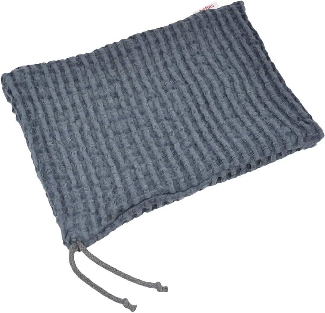beties - PUR.NATURE - Sauna Kühlbeutel ca.16x25 mit Zugband; PREMIUM-Halbleinen Qualität (europäisch