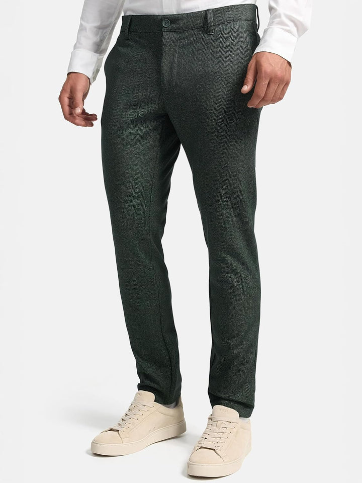 Indicode Herren Rodekro Performance Pants Chinohose Stoffhose mit Stretch | Bequeme Chinohose mit Su
