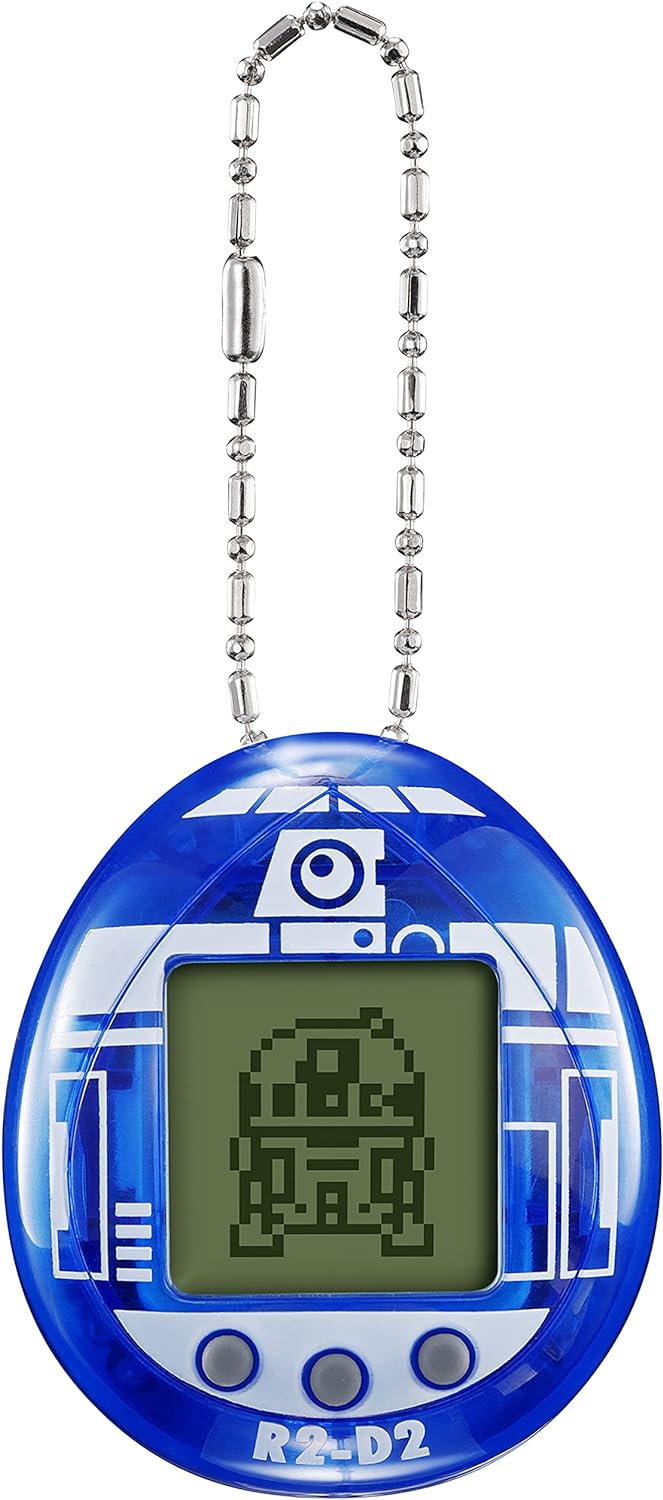 Bandai - Tamagotchi - Original-Tamagotchi - Star Wars - R2-D2 in blau - Virtuelles elektronisches Ha