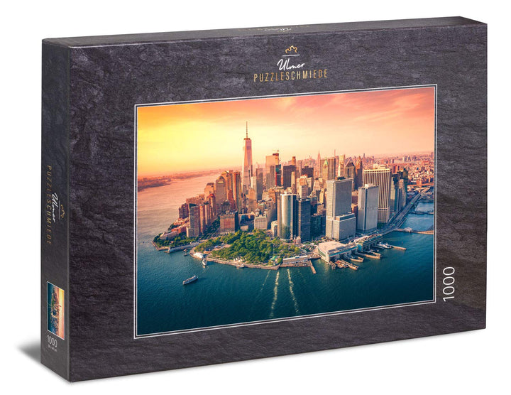 Ulmer Puzzleschmiede - Puzzle „Downtown Manhattan“ – Klassisches 1000 Teile Puzzle – Das beliebte Pu