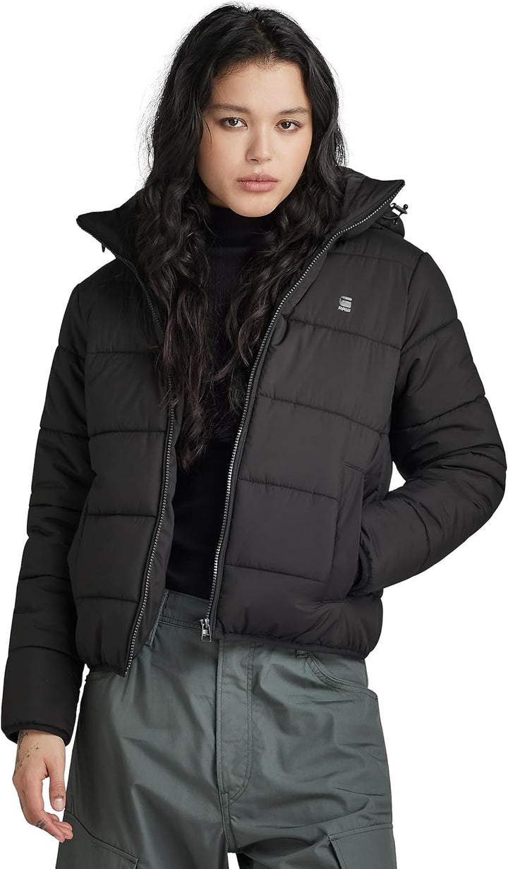 G-STAR RAW Damen Meefic Wmn Jackets L Schwarz (dk black D23538-D199-6484), L Schwarz (dk black D2353