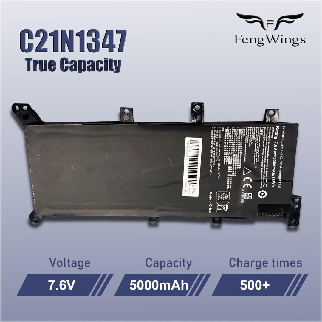 FengWings® C21N1347 Akku, 7.6V 5000mAh Ersetzen Für Asus A555 A555L F555 F555LD F555LJ K555 K555L K5