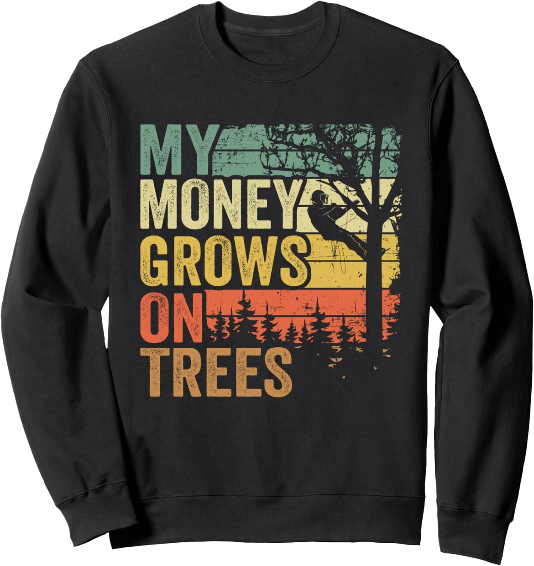 Arborist Vintage Herren Spruch Baumkletterer Baumpfleger Sweatshirt