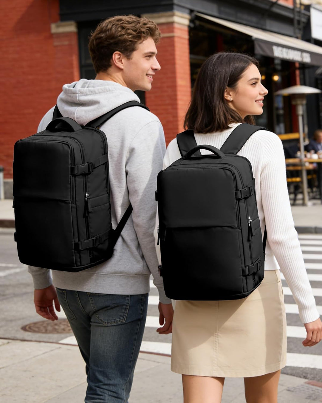 BJLFS Vakuum Rucksack 40x30x20 Ryanair Wizzair Reiserucksack Handgepäck Flugzeug 40x20x25 Rucksack m