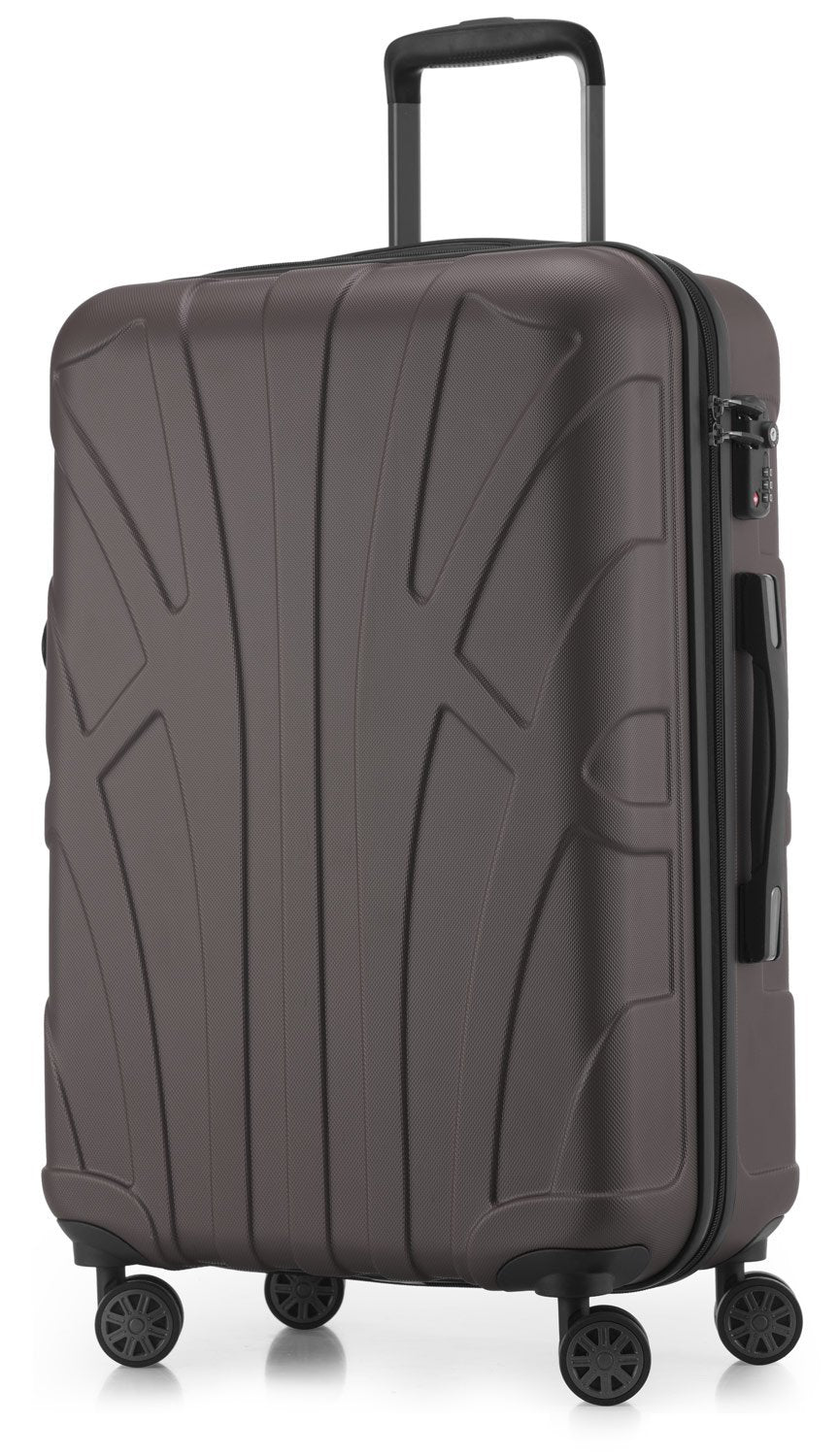 suitline Hartschalen-Koffer Koffer Trolley Rollkoffer Reisekoffer, TSA, 66 cm, ca. 58 Liter, 100% AB